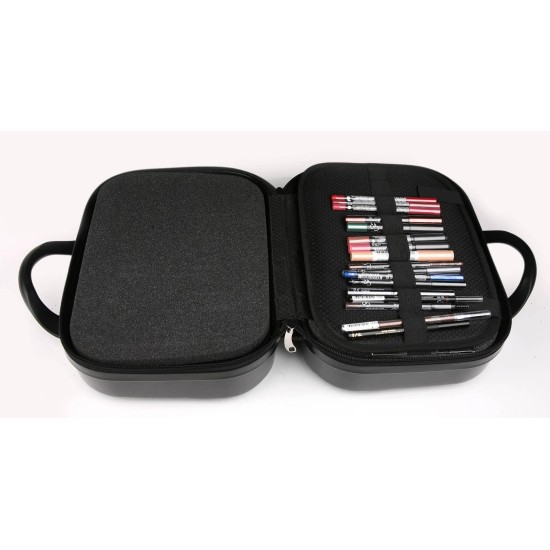 MAKE UP BAG GR VINYL BLACK(EMPTY)