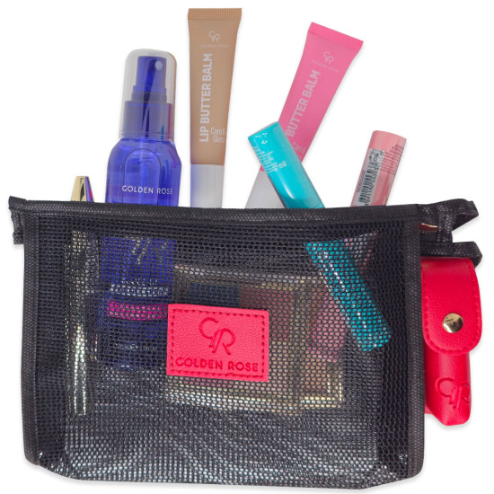 MAKE UP BAG 2in1 (MAKE UP & LIP POUCH) No380 GR
